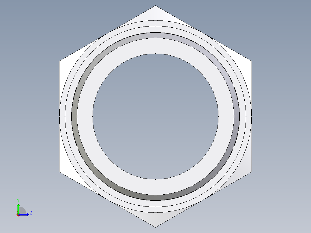 卡套式工业通用硬管接头EO_Male_Stud_connector_GE42LMEDOMDCF左视图