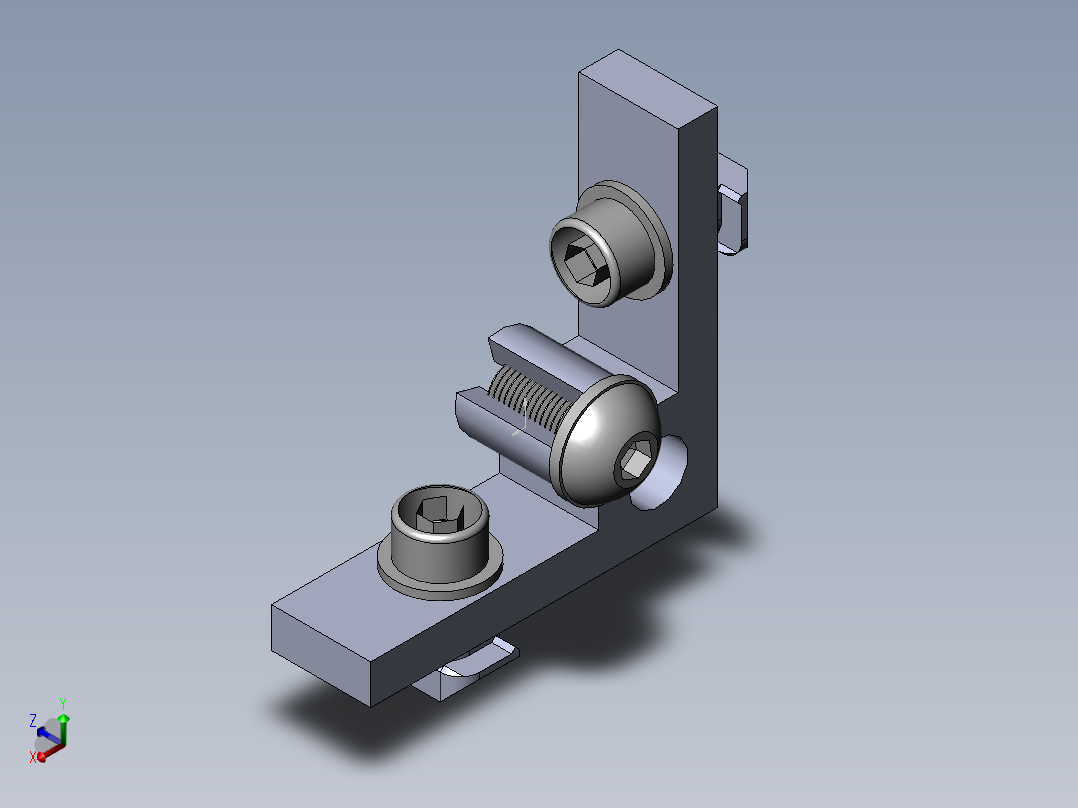 铝型材及其附件3.31.35.15.15.M5.ST正等轴测图
