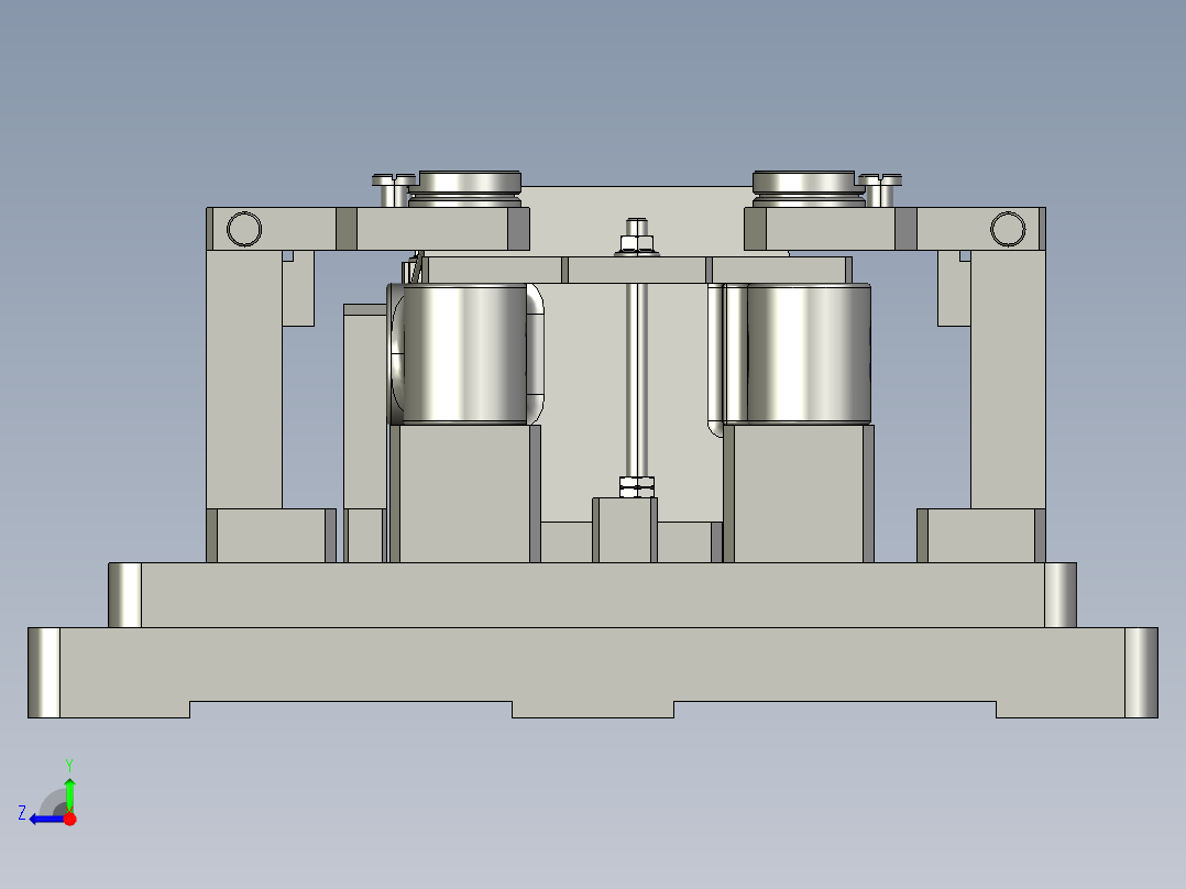 JX389-转向节内孔车组合夹具设计及分析【含三维和cad】右视图