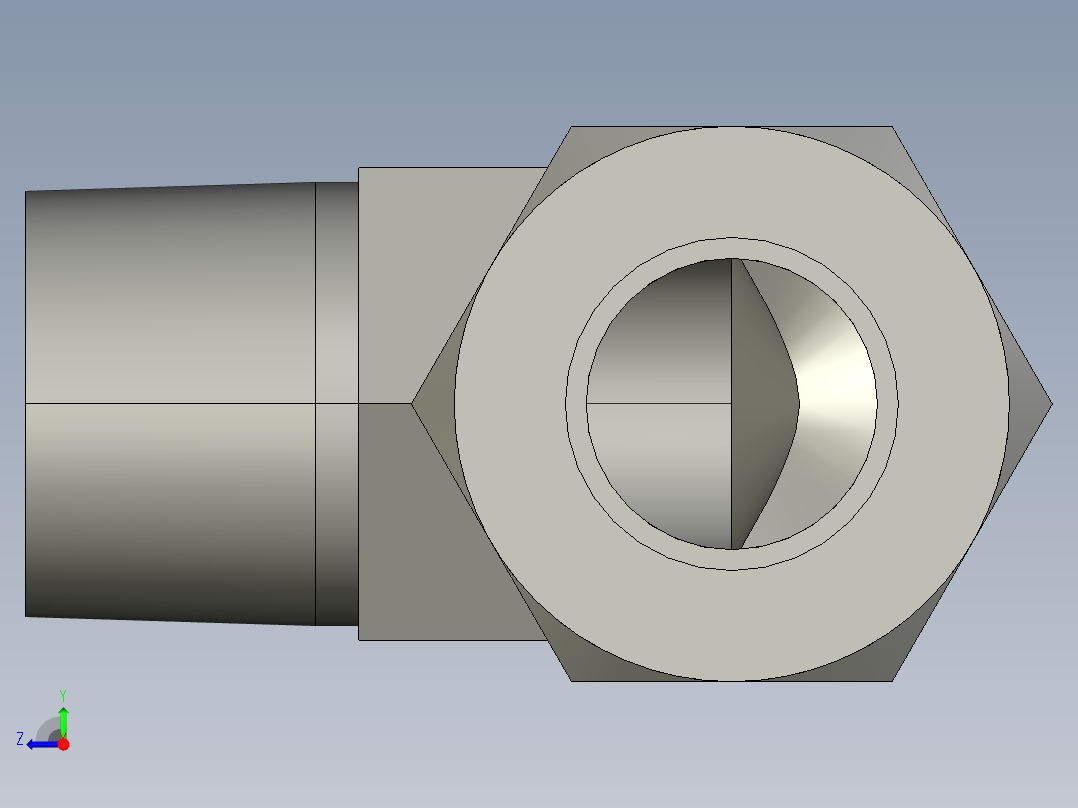 卡套式工业通用硬管接头12_cbu-s右视图