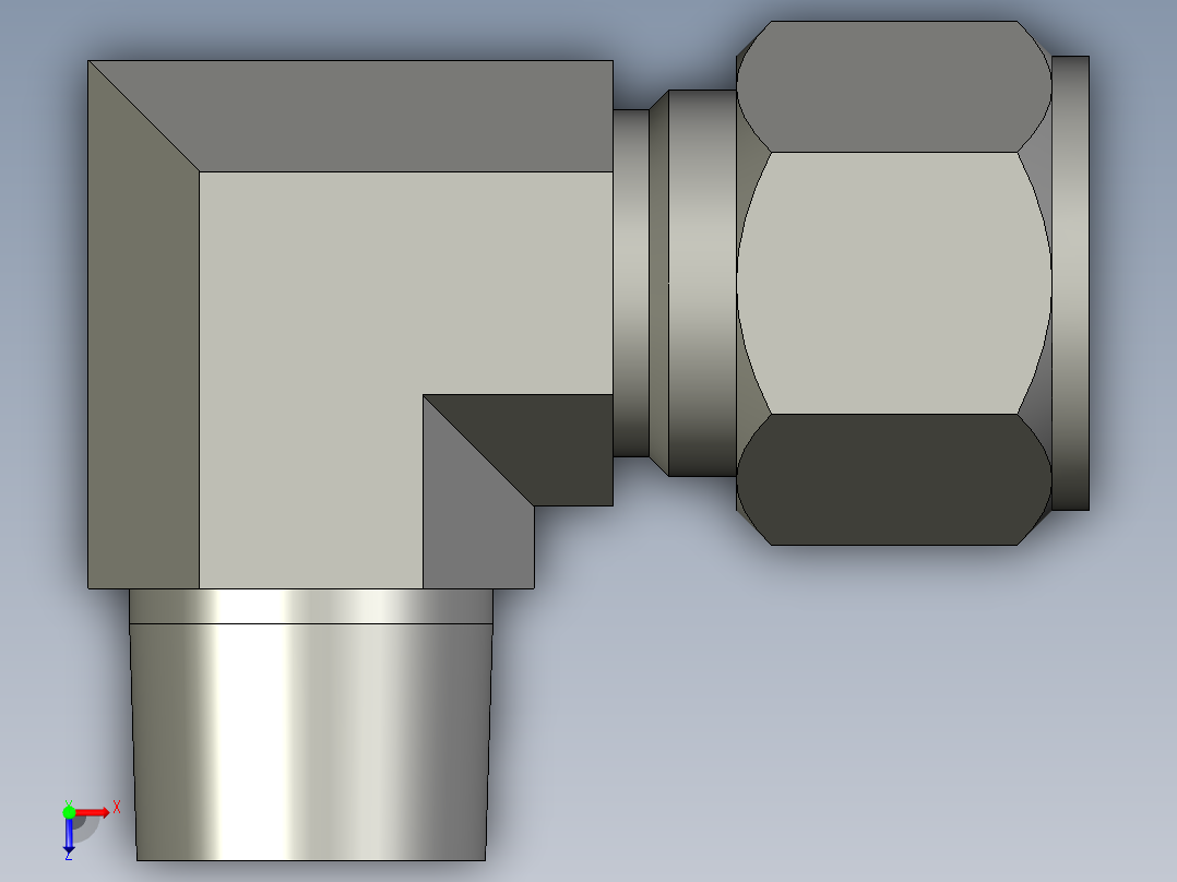 卡套式工业通用硬管接头12_cbu-s俯视图