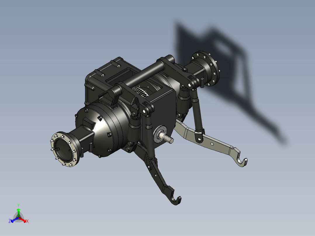 拖拉机后轴<span style='color: red'>变速箱</span>