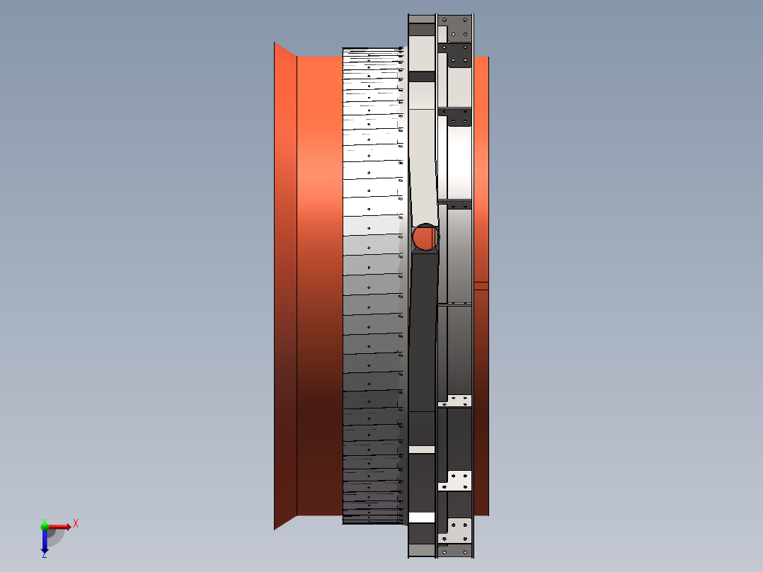窑头密封俯视图