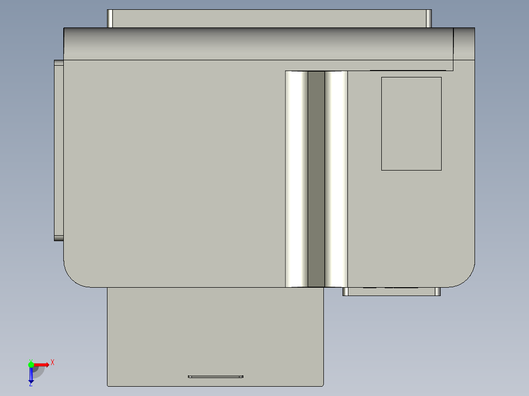2米4报刑亭圆弧方案俯视图