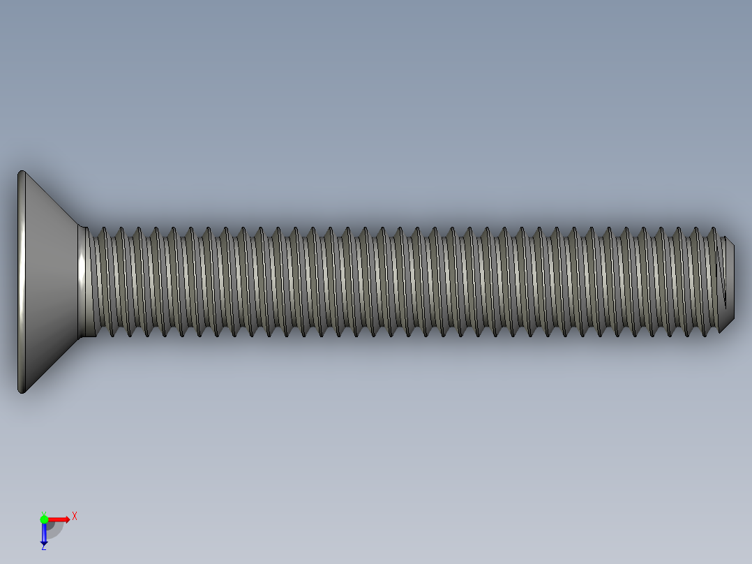 制沉头螺钉-M5_Countersunk_30俯视图
