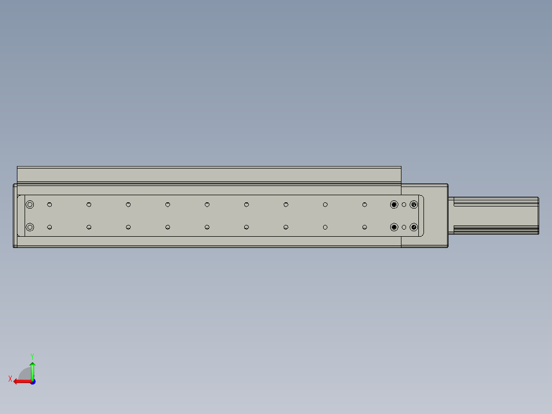 VF丝杆传动-一般环境VT6-L10-C-S240-BC-P10-C4后视图