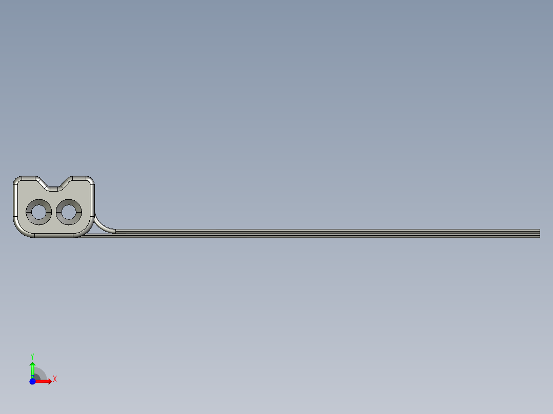 基恩士FU-37_kc图纸模型前视图