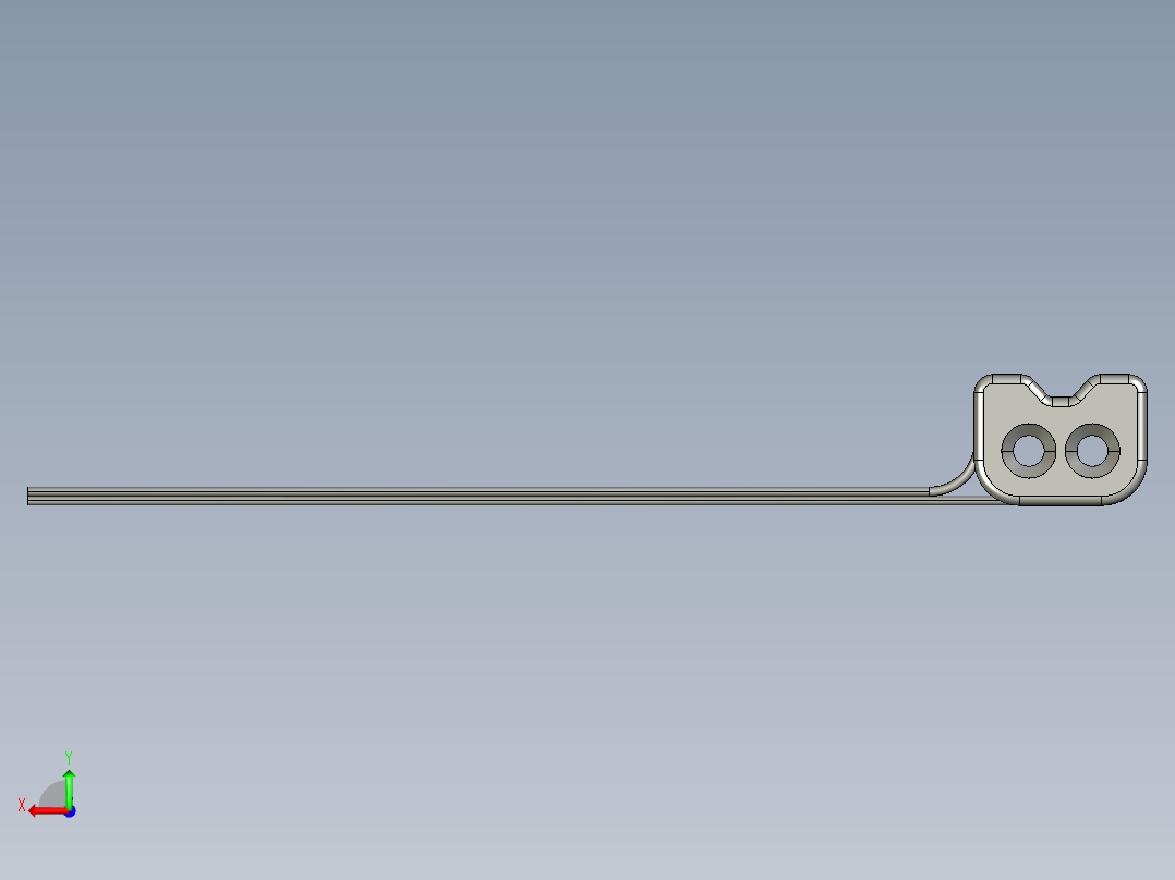 基恩士FU-37_kc图纸模型后视图