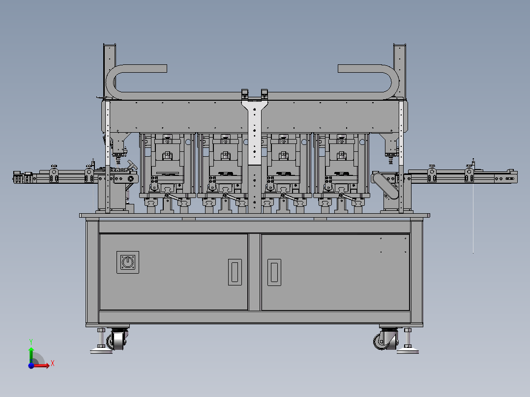 四通道漏液检测机sw18前视图