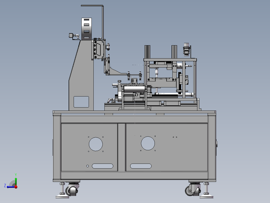 四通道漏液检测机sw18右视图