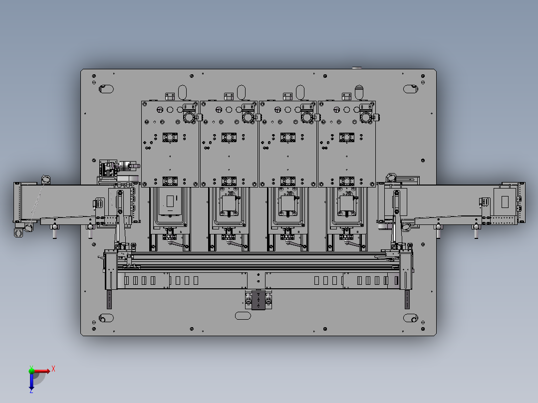四通道漏液检测机sw18俯视图