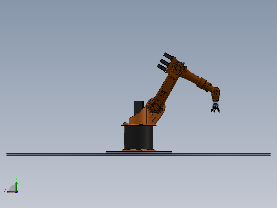 kuka kr16 SW后视图