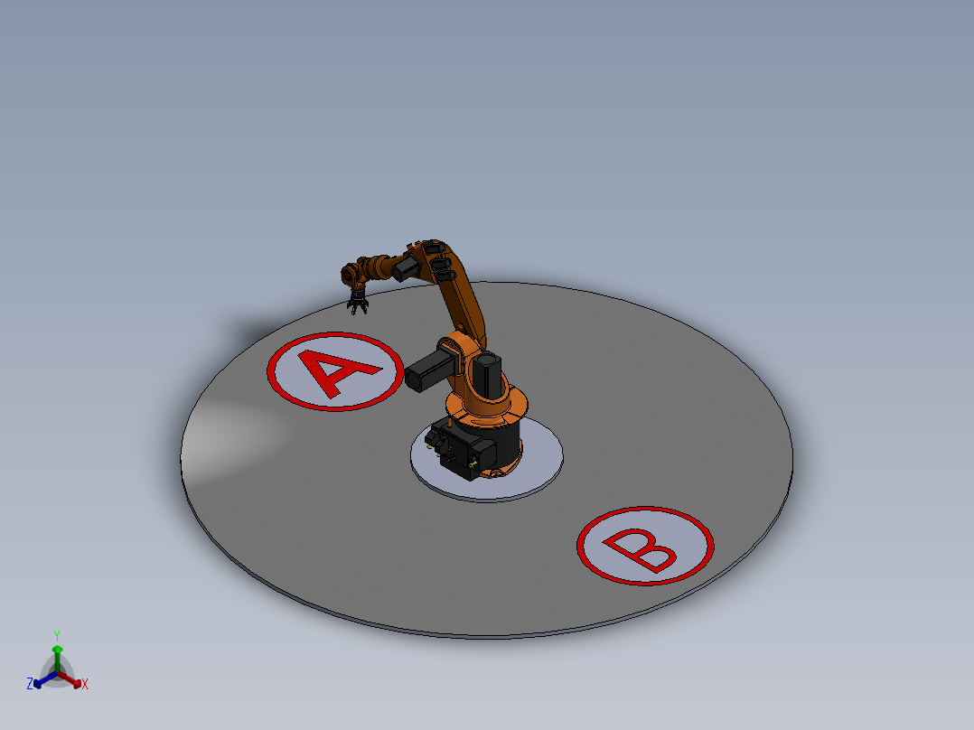 kuka kr16 SW正等轴测图