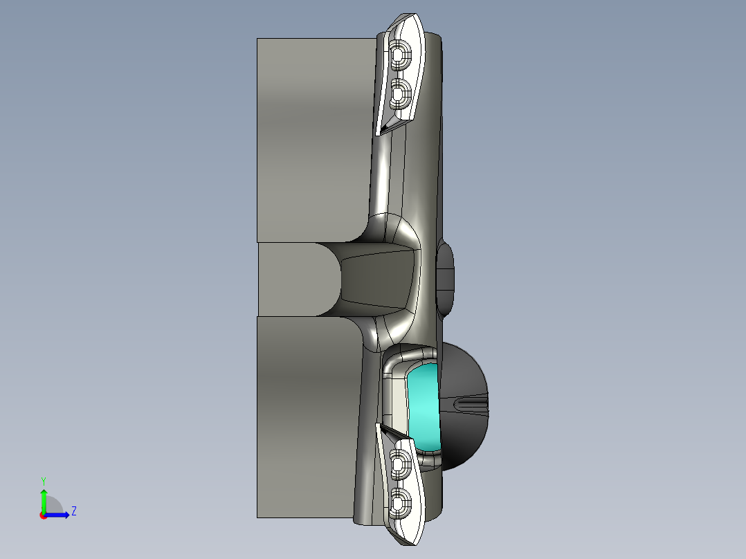 概念跑车左视图