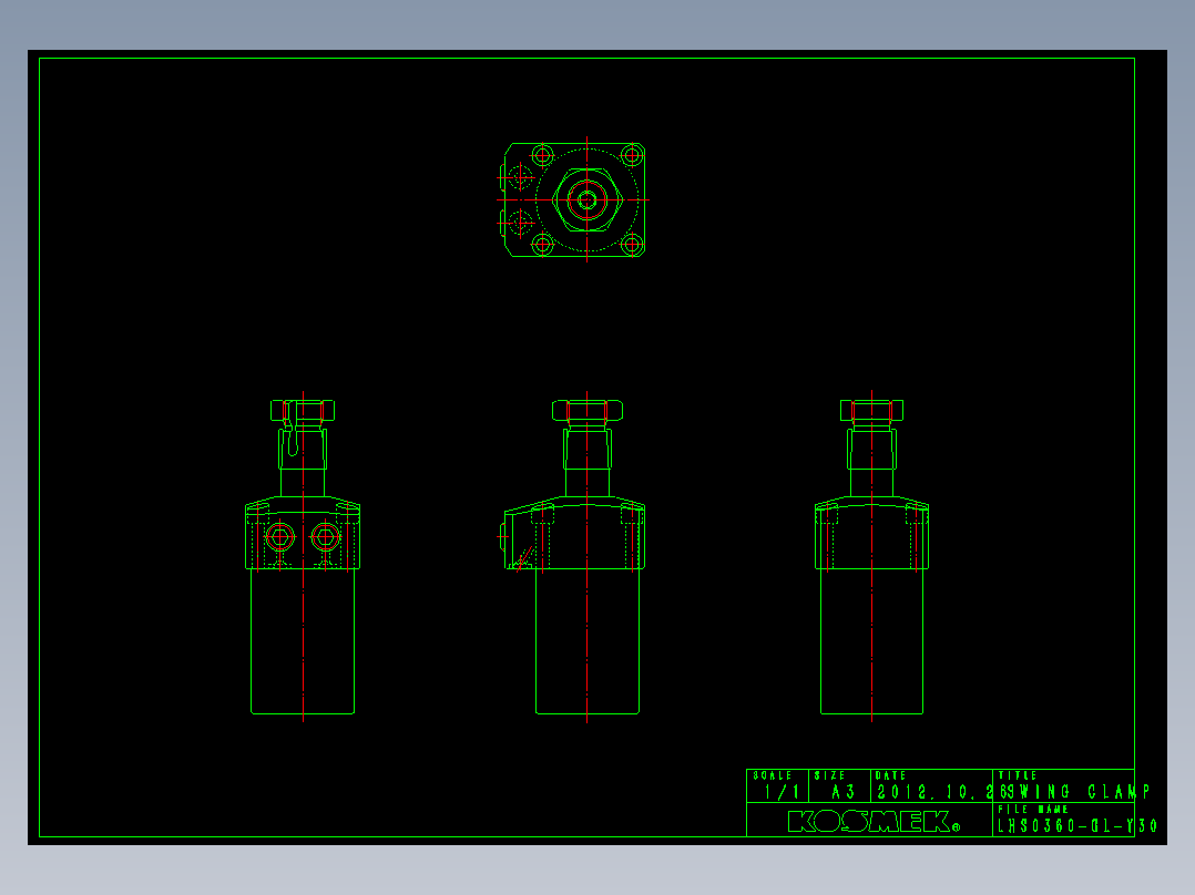 LHS0360-GL-Y30多系列多零件图纸模型