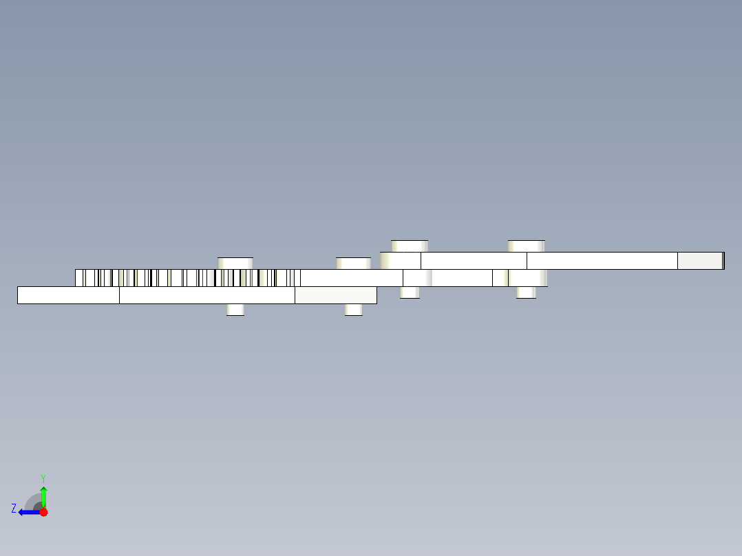 伺服机器人夹具右视图