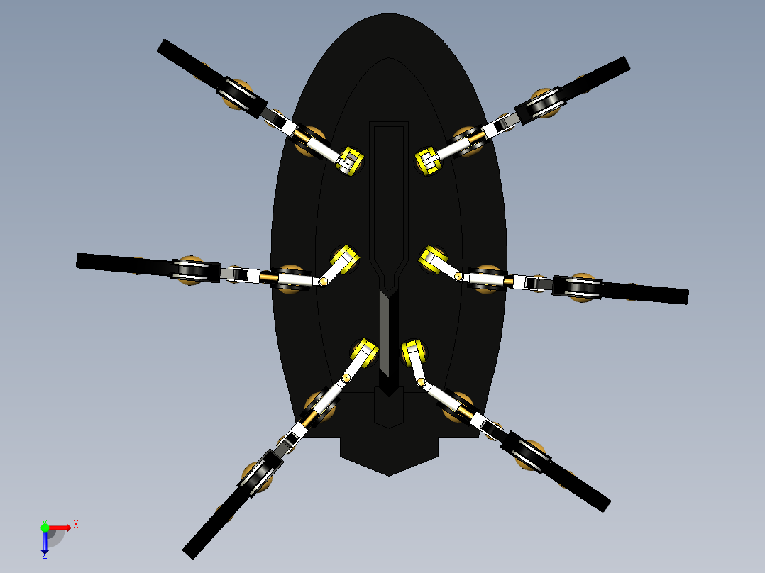 蜘蛛机器人V.0.zip俯视图