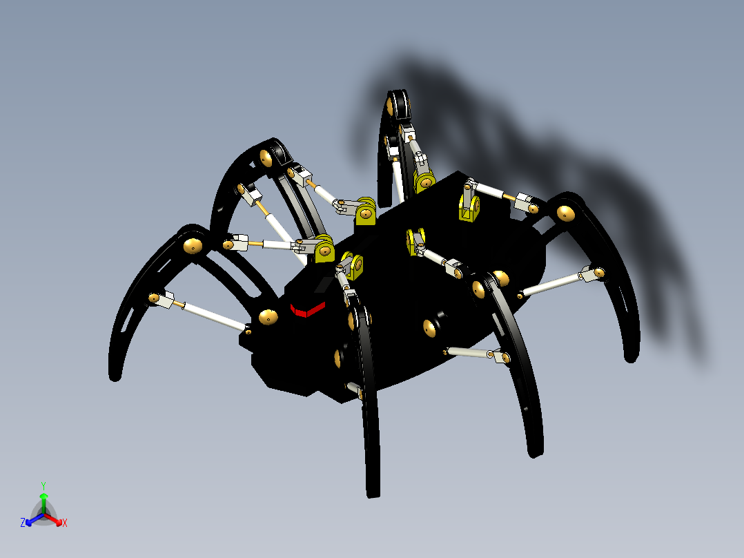 蜘蛛机器人V.0.zip正等轴测图