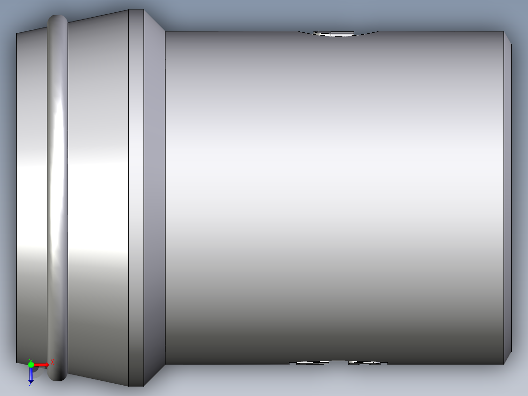 卡套式工业通用硬管接头EO_Schweisskegel_SKA38X3俯视图