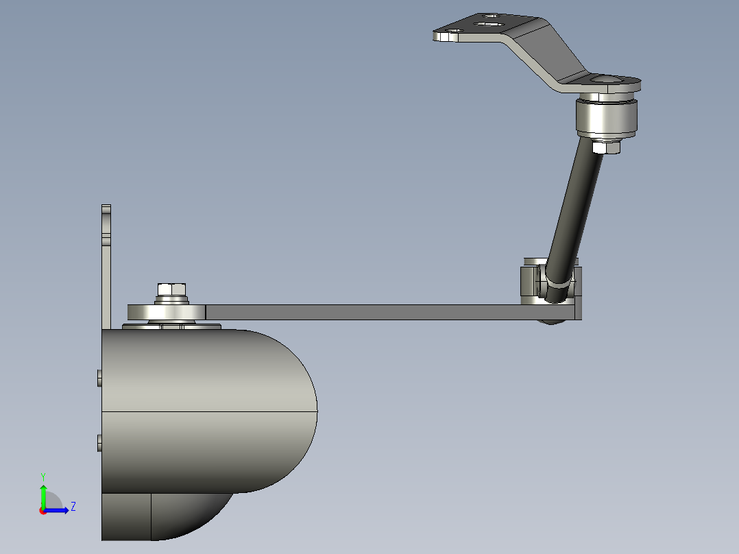 door-closer-闭门器左视图