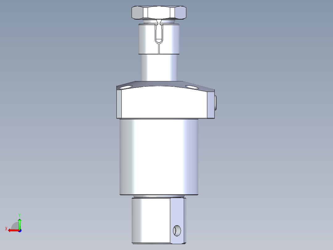 KOSMEKLHA0650-GLN多系列多零件图纸模型后视图