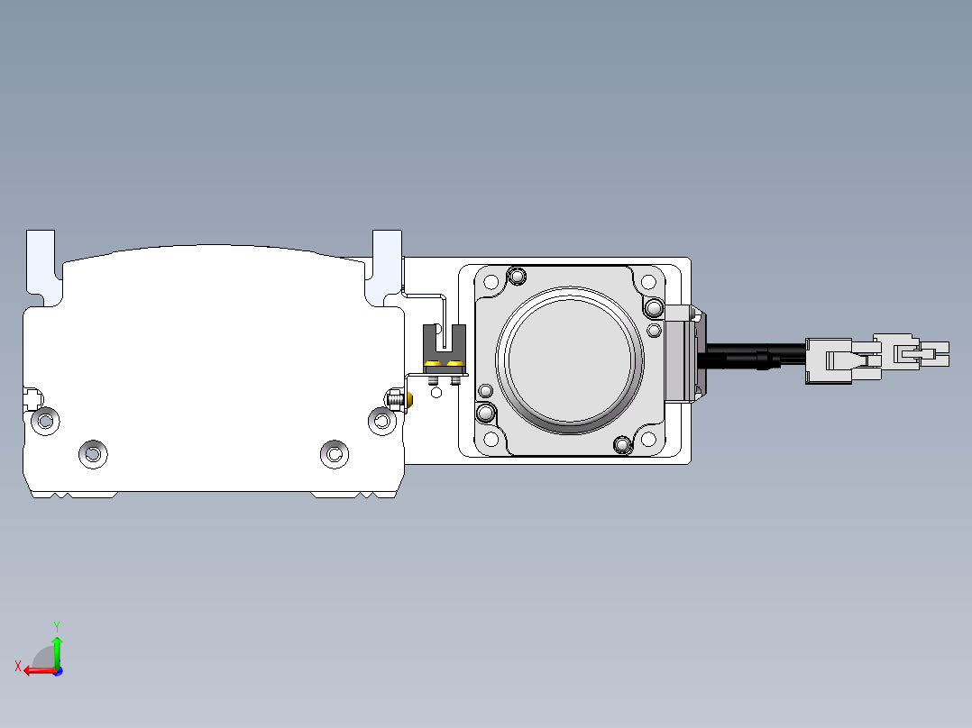 MTH丝杆半封闭模组MT120BS-BR-400W后视图