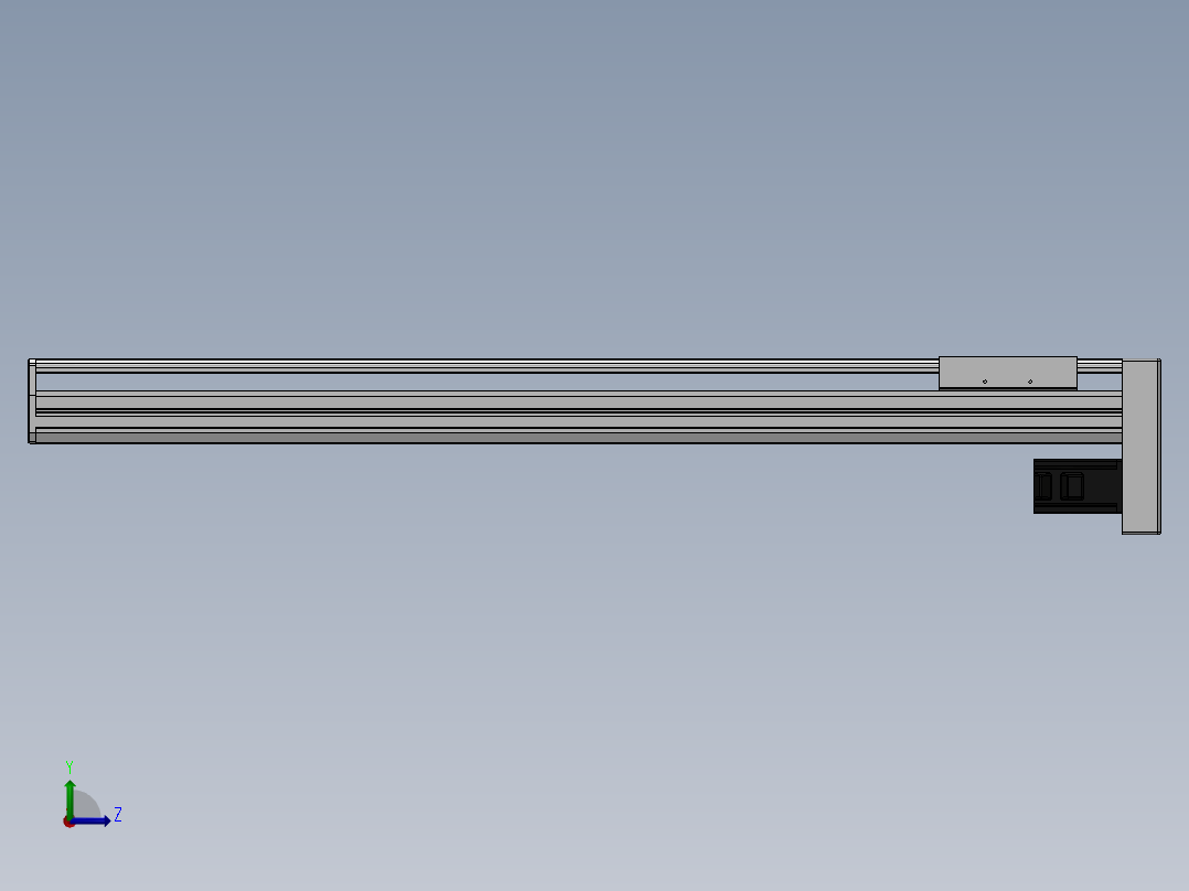精密模组MY170-T10-950L-BM-P75B-C4-C左视图