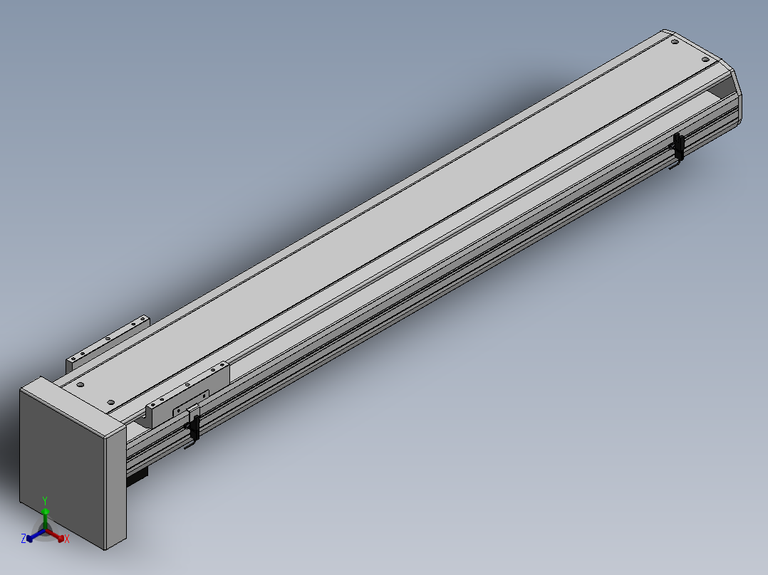 精密模组MY170-T10-950L-BM-P75B-C4-C正等轴测图