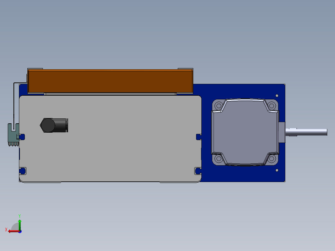 MCH丝杆全封闭MCH22-BR-750W后视图