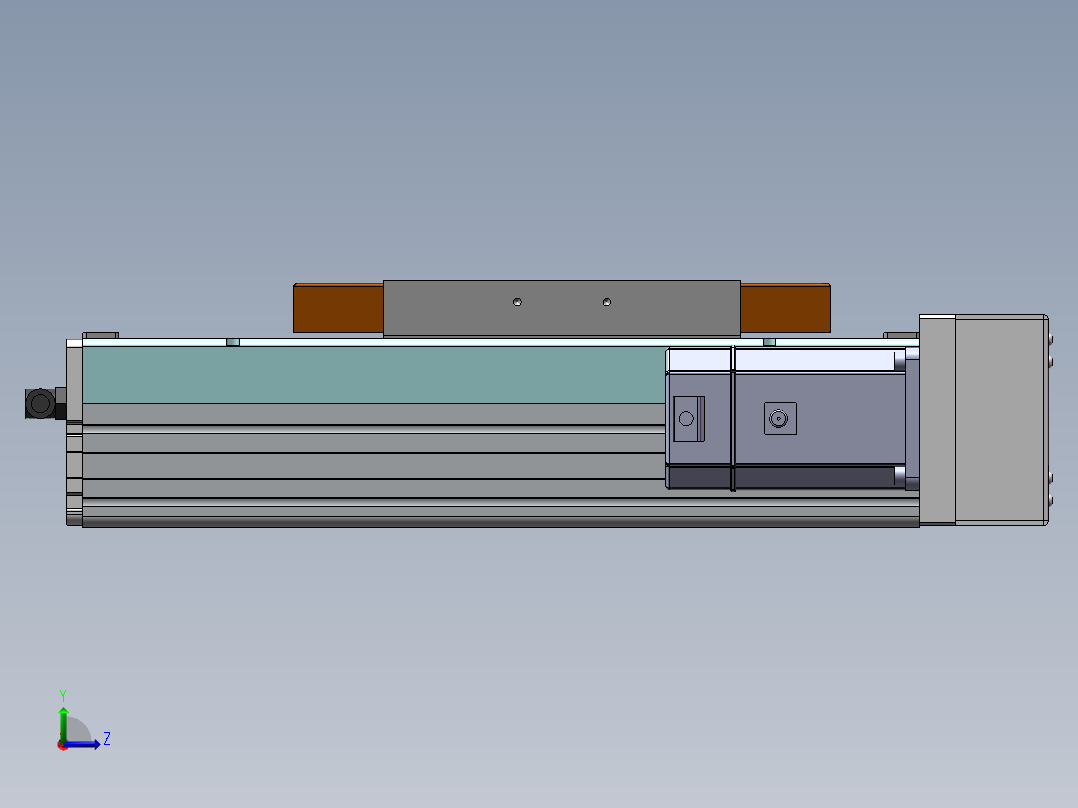 MCH丝杆全封闭MCH22-BR-750W左视图