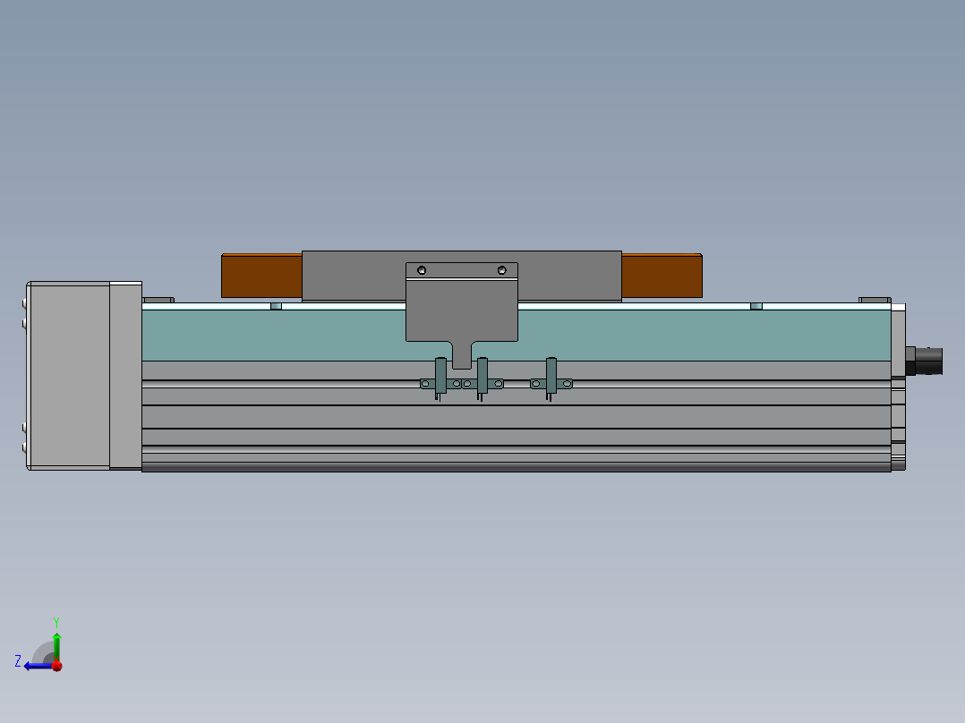 MCH丝杆全封闭MCH22-BR-750W右视图