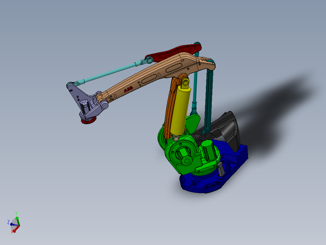 ABB IRB 760 Robot主视图