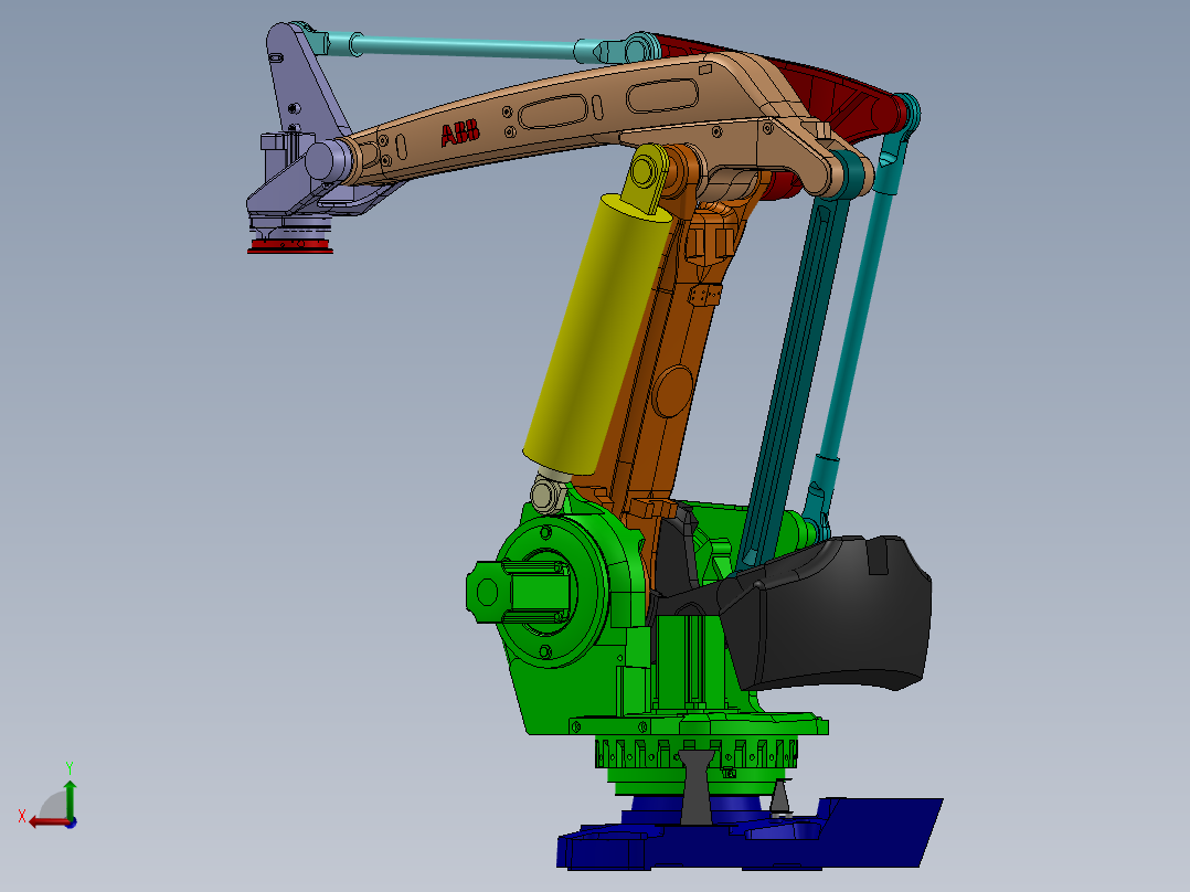 ABB IRB 760 Robot后视图