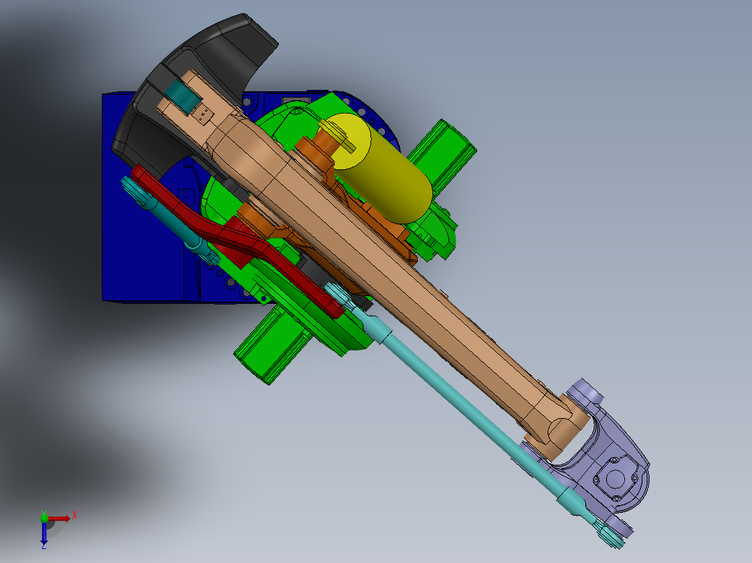 ABB IRB 760 Robot俯视图