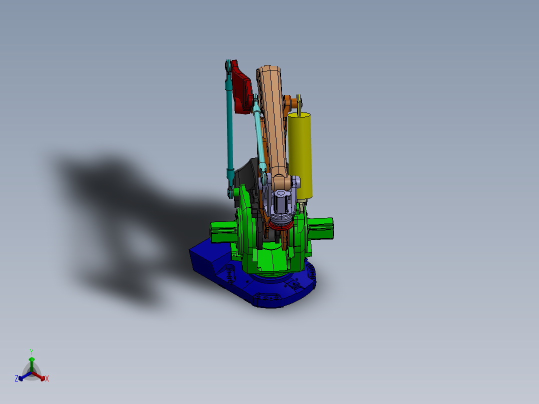 ABB IRB 760 Robot正等轴测图