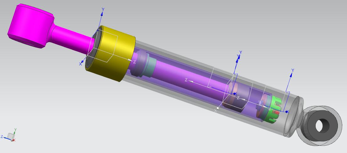 双作用筒式减振器设计【含三维UG和仿真+CAD图+文档】