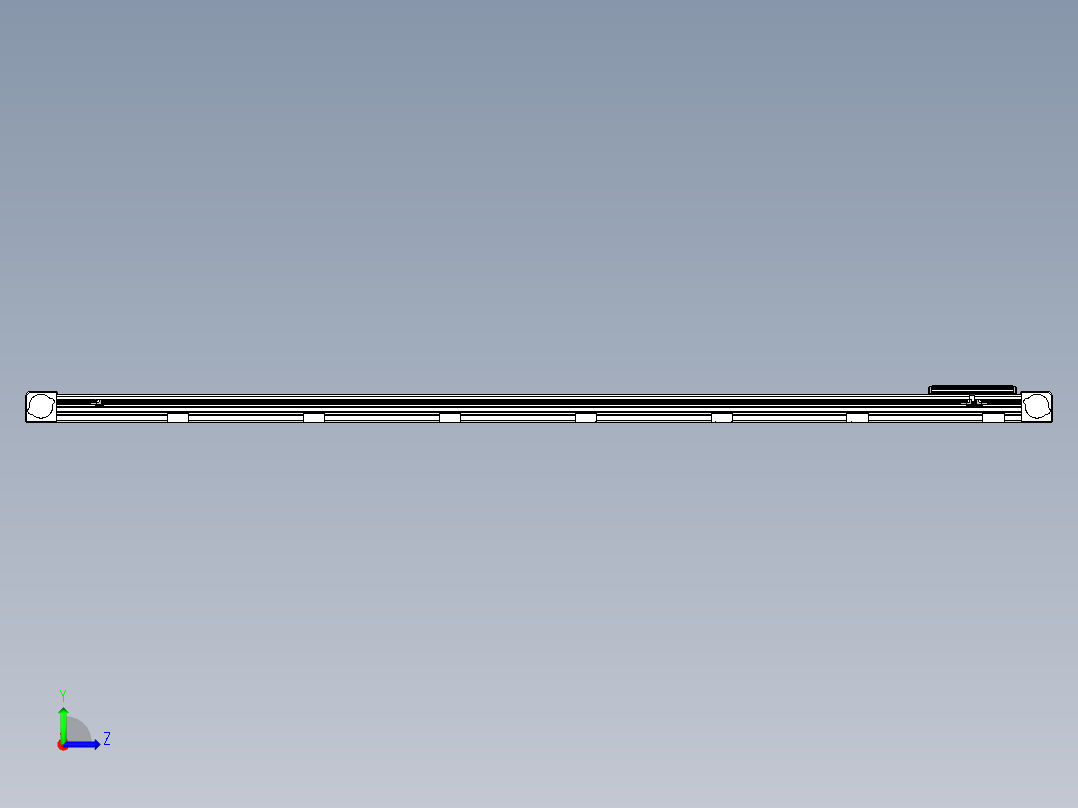 同步带滑台-欧规B8-L176-S2550-L-ZP40-D3-N5左视图