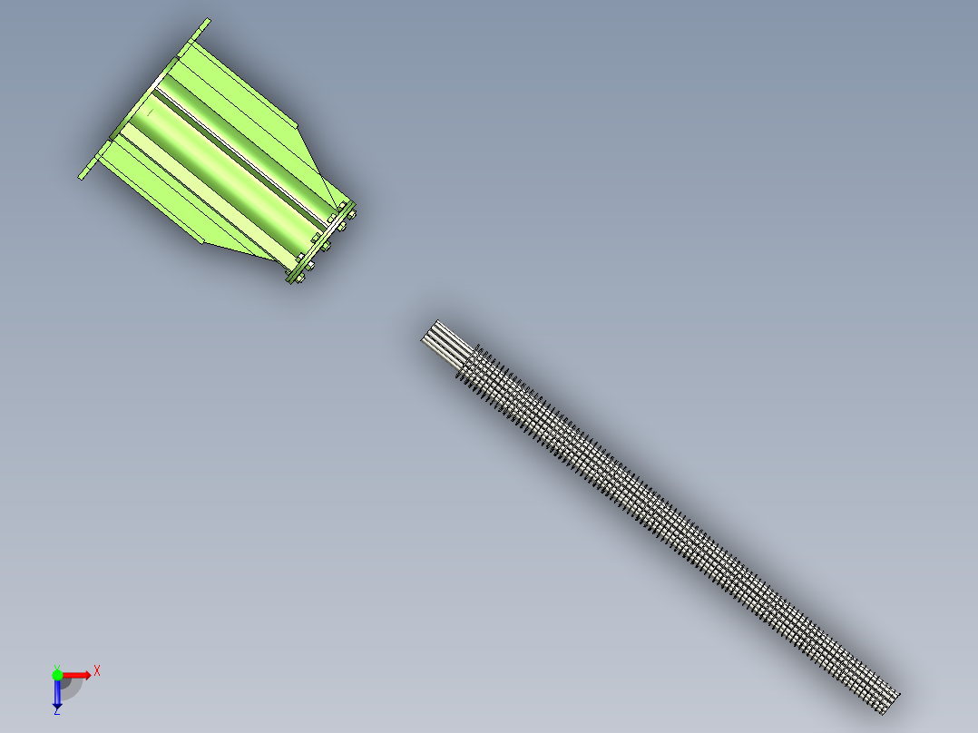 天线电缆2俯视图