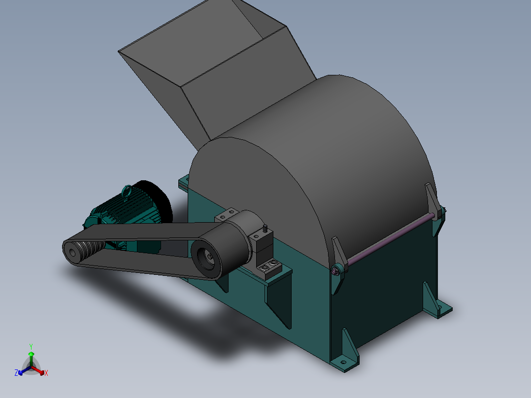 饲料破碎机任务书 （论文+CAD图纸）