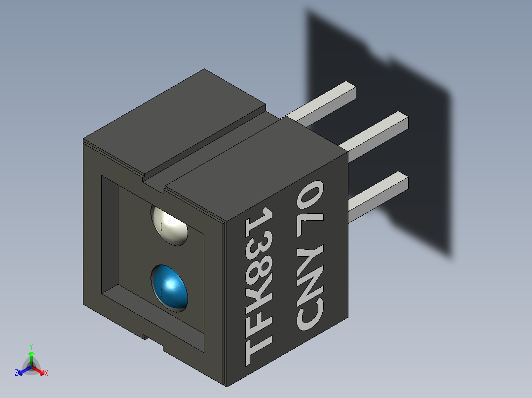 传感器 (37)正等轴测图