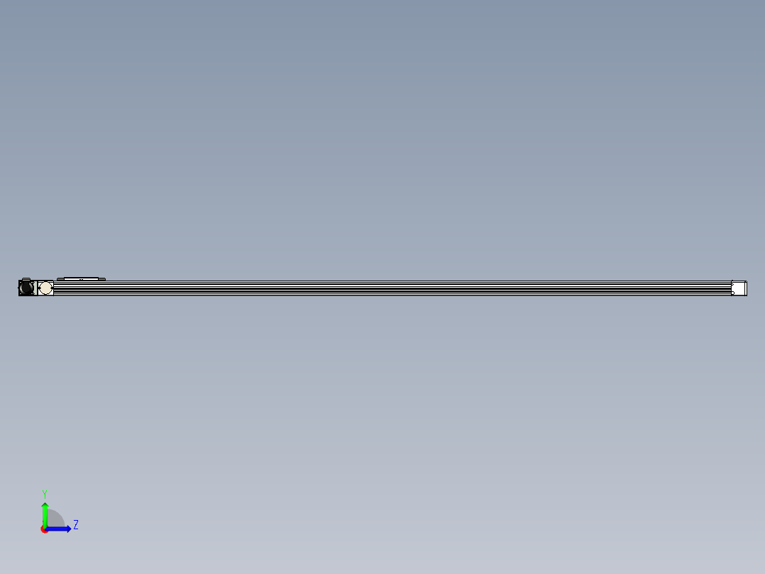 同步带滑台-欧规BC6H-L60-S2700-R-ZP40-D3左视图