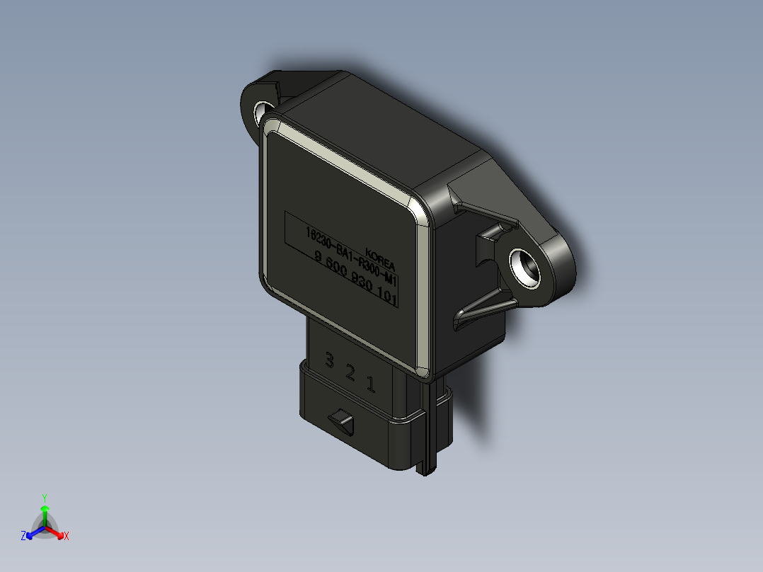 传感器 (68)正等轴测图