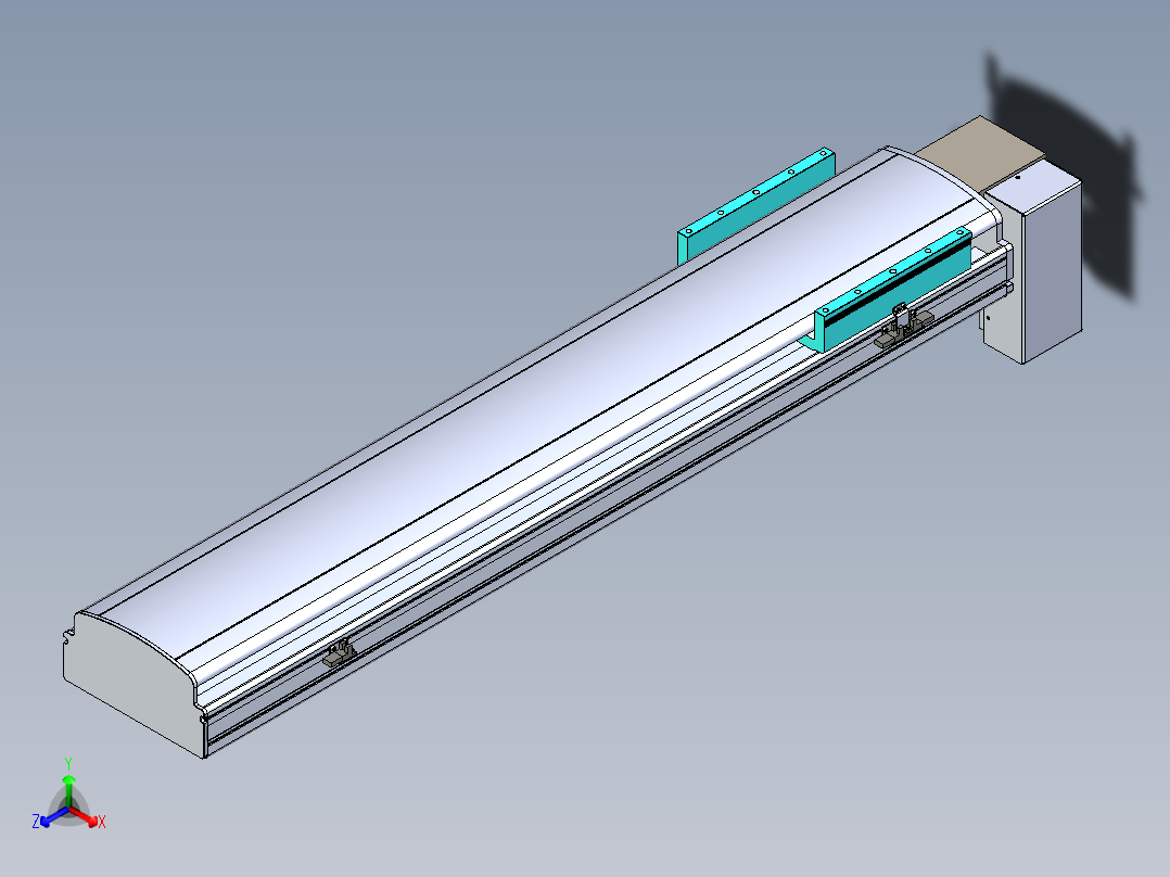 同步带滑台-半封闭B22H-L100-C-S850-RD-P75-D3-N5