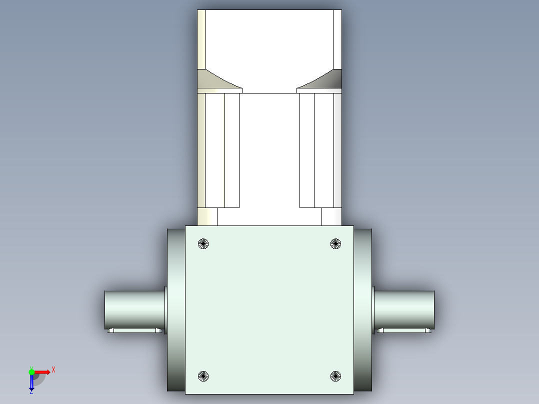 换向器PW140双轴 PLX120-L2 22-110-145-M8.stp俯视图