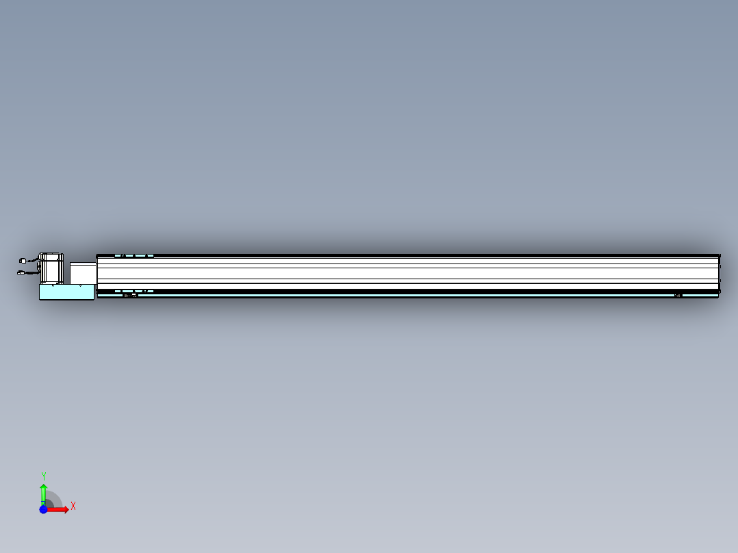 威洛博VBF同步带传动一般环境VBF14-L45-S1950-BL-ZP75-C3前视图