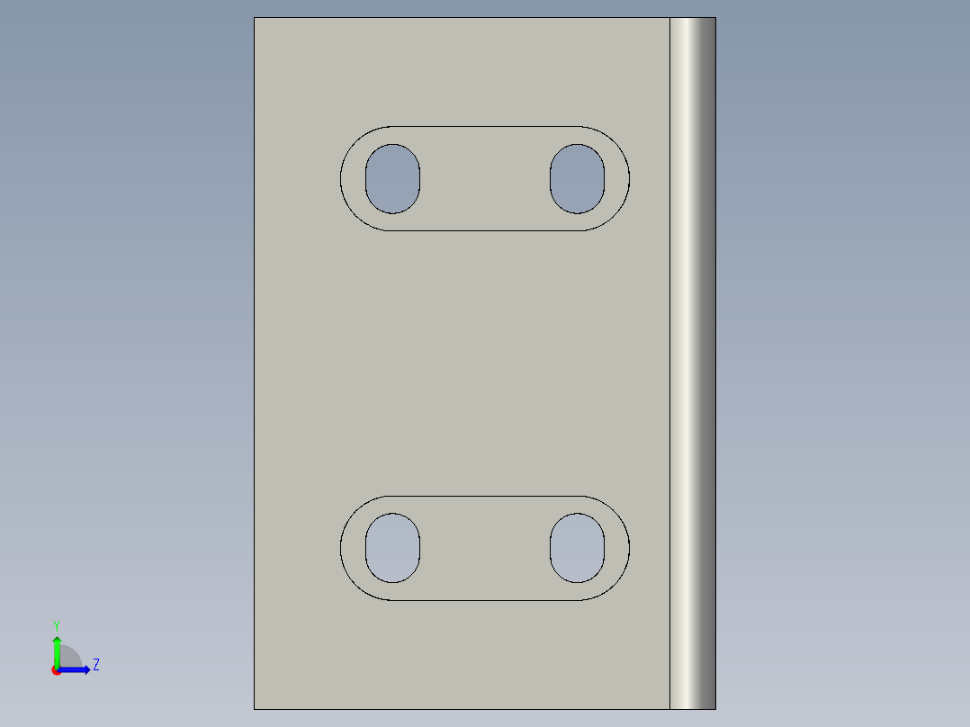基恩士S-P11_kc图纸模型左视图