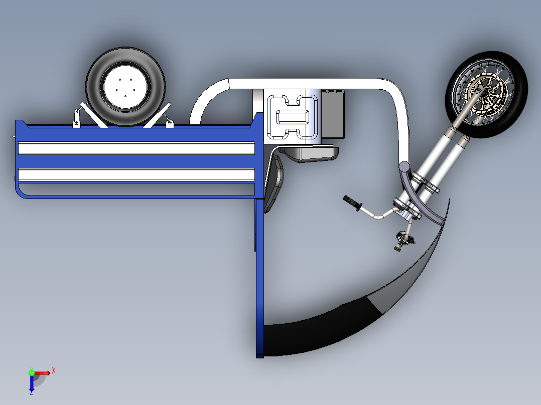 电动三轮车-4--sw俯视图