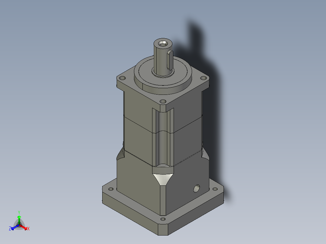 斜齿PGH060-L2 19-70-90-M5.STEP正等轴测图
