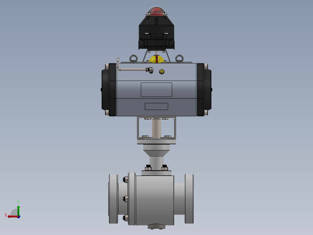 沃尔沃遍达发动机后视图