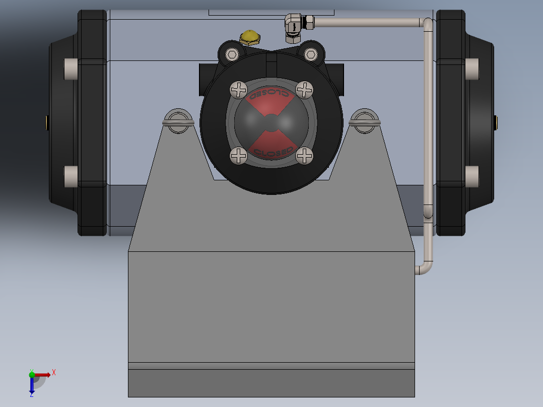 沃尔沃遍达发动机俯视图
